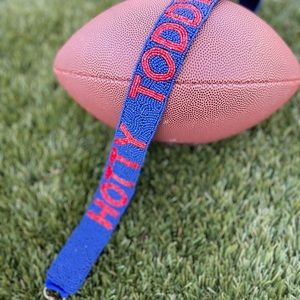 Hotty Toddy Hand Beaded Purse Strap